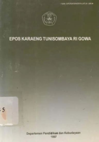 Epos Karaeng Tunisombaya Ri Gowa