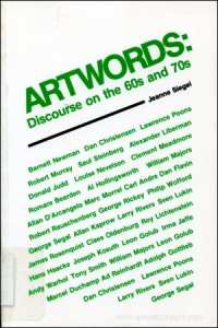 Artword: discourse in the 60s and 70s