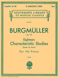 Burgmuller: eighteen characteristic studies for teh piano