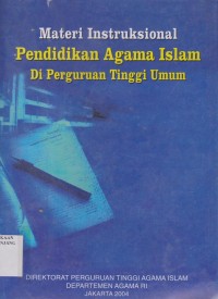Image of Materi instruksional Agama Islam di perguruan tinggi umum