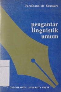 Image of Pengantar Linguistik Umum = Cours de Linguistique Generale