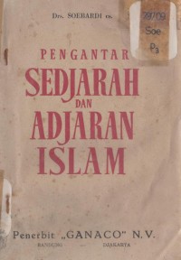 Pengantar sedjarah dan adjaran Islam