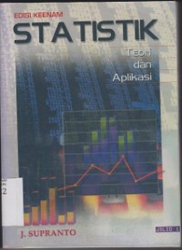 Statistik: teori dan aplikasi jilid 1