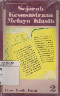 Sejarah kesusasteraan Melayu klasik jilid II
