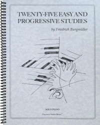 Twenty-five easy and progressive studies for the piano