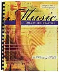 Music in theory and practice : vol 2 workbook